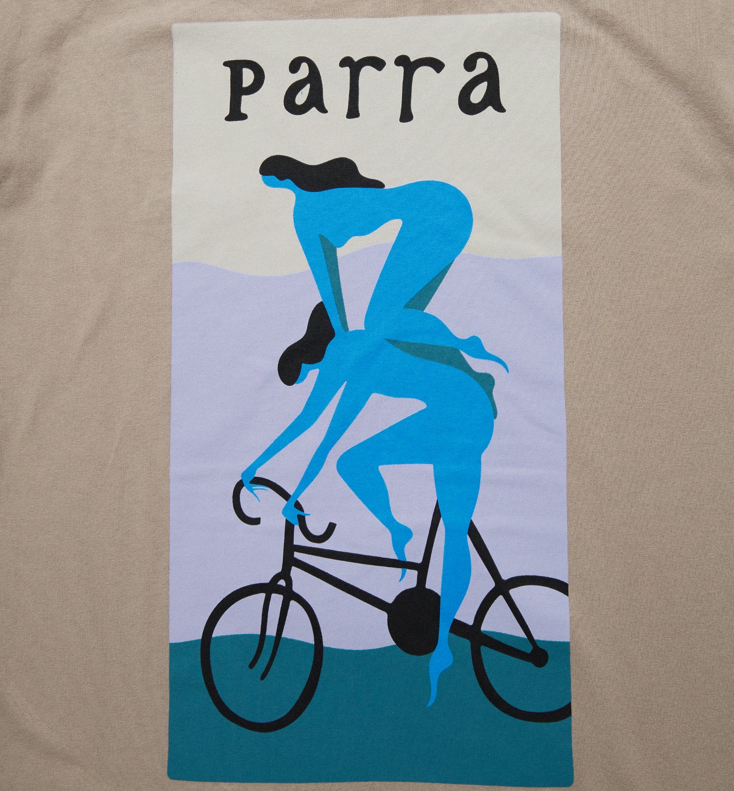 By Parra Spirits Of The Beach T-Shirt Mushroom Brown