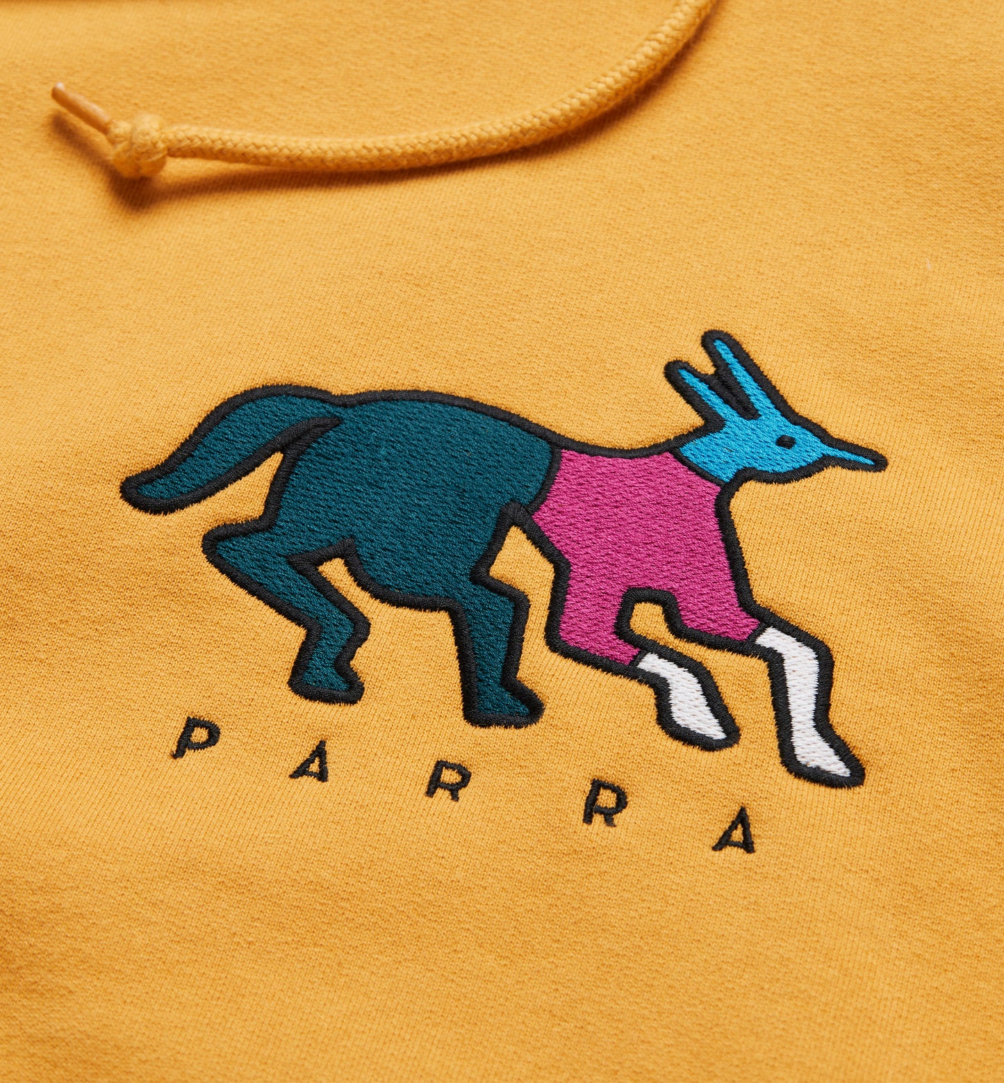 By Parra Anxious Dog Hoodie Gold Yellow