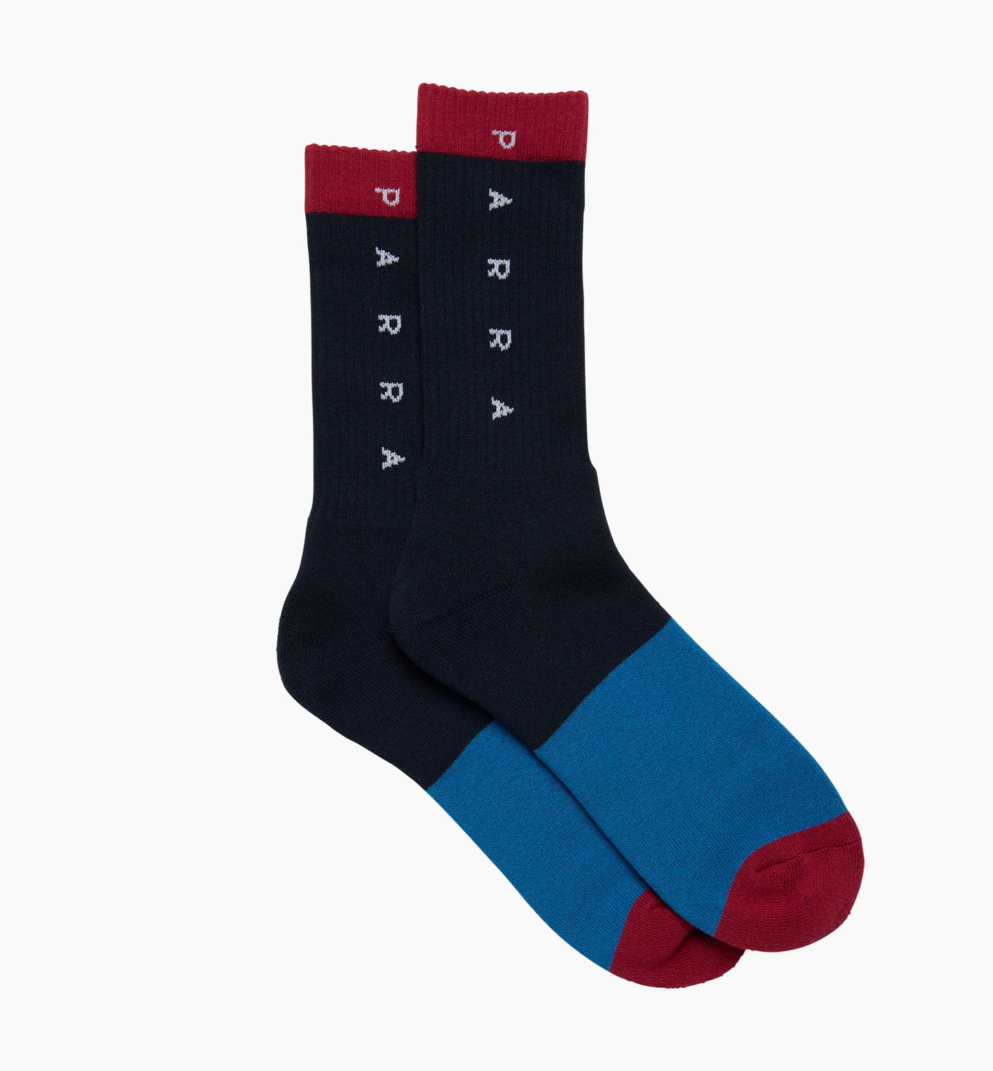 By Parra Horizontal Clean Logo Crew Socks