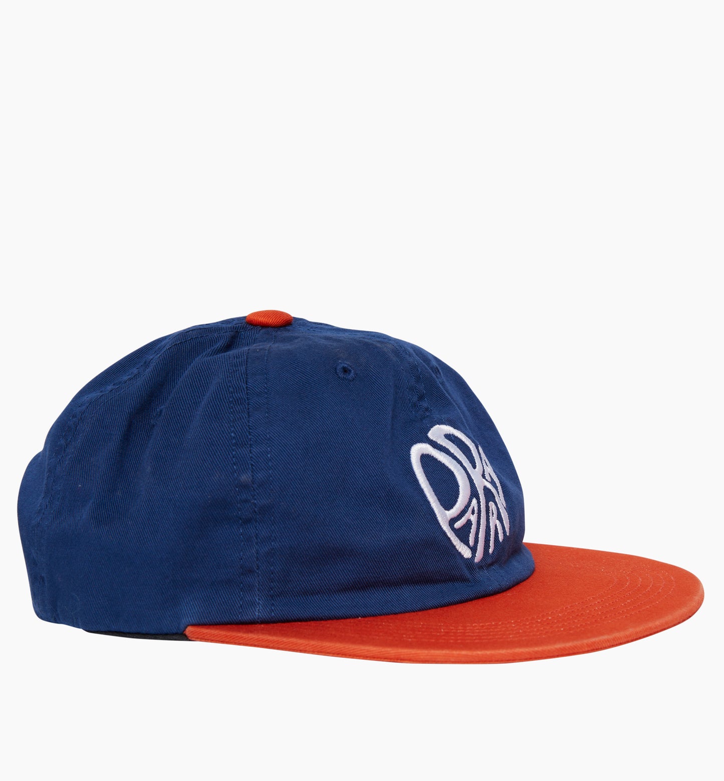 By Parra Circle Tweak Logo 6 Panel Hat Navy