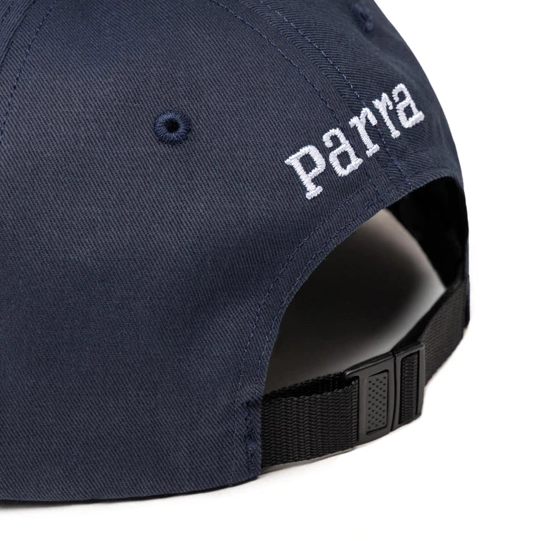 By Parra Parra Racing Team 6 Panel Hat Navy Blue