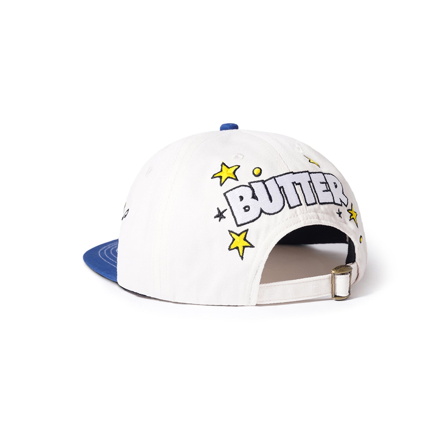 Butter Goods x The Smurfs™ Band 6 Panel Cap Cream/Royal