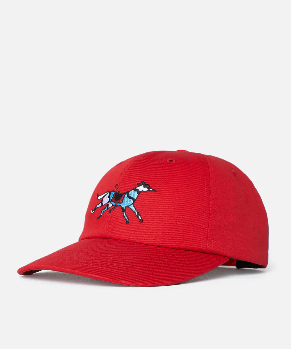 By Parra Runaway Horse 6 Panel Hat Red