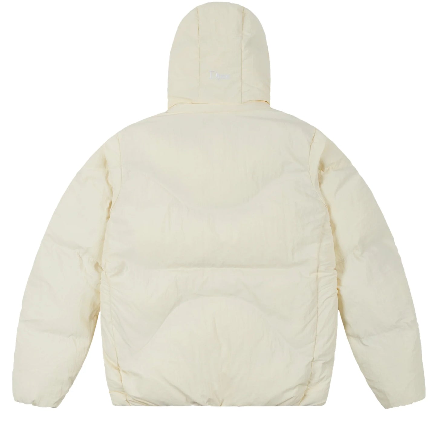 Dime Contrast Puffer Jacket Off White