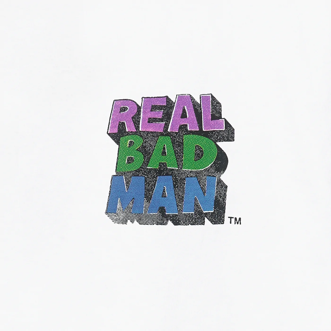 Real Bad Man RBM Logo T-Shirt White