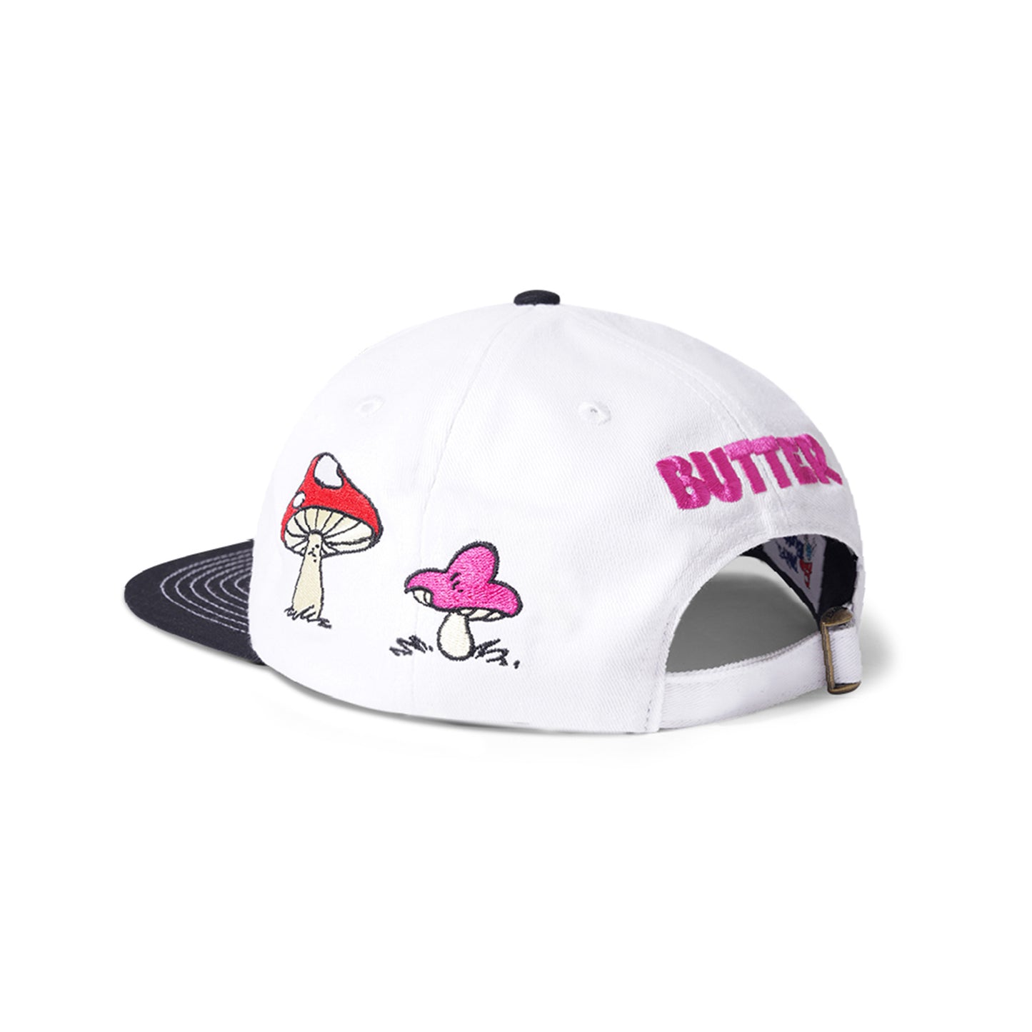 Butter Goods x The Smurfs™ Mushroom 6 Panel Cap White/Black