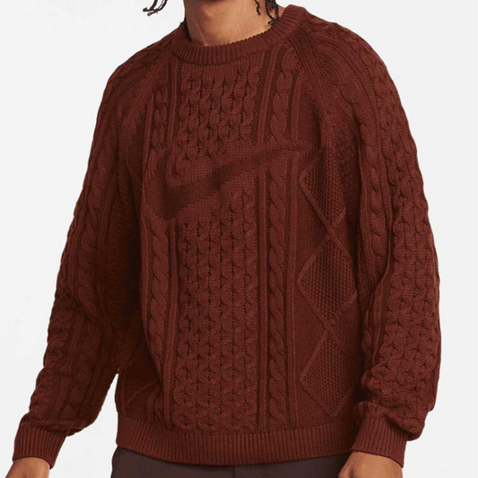 Nike SB Life Crewneck Sweater Oxen Brown