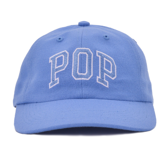 POP Arch Sixpanel Hat Blue Shadow