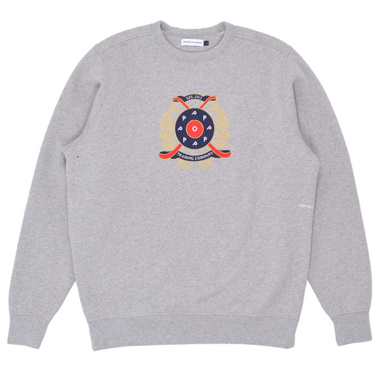 POP Royal Crewneck Sweater Heather Grey