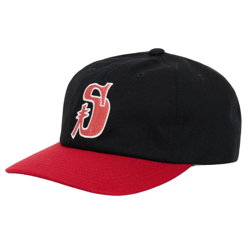 Stüssy Vintage S Low Pro Cap Black/Red