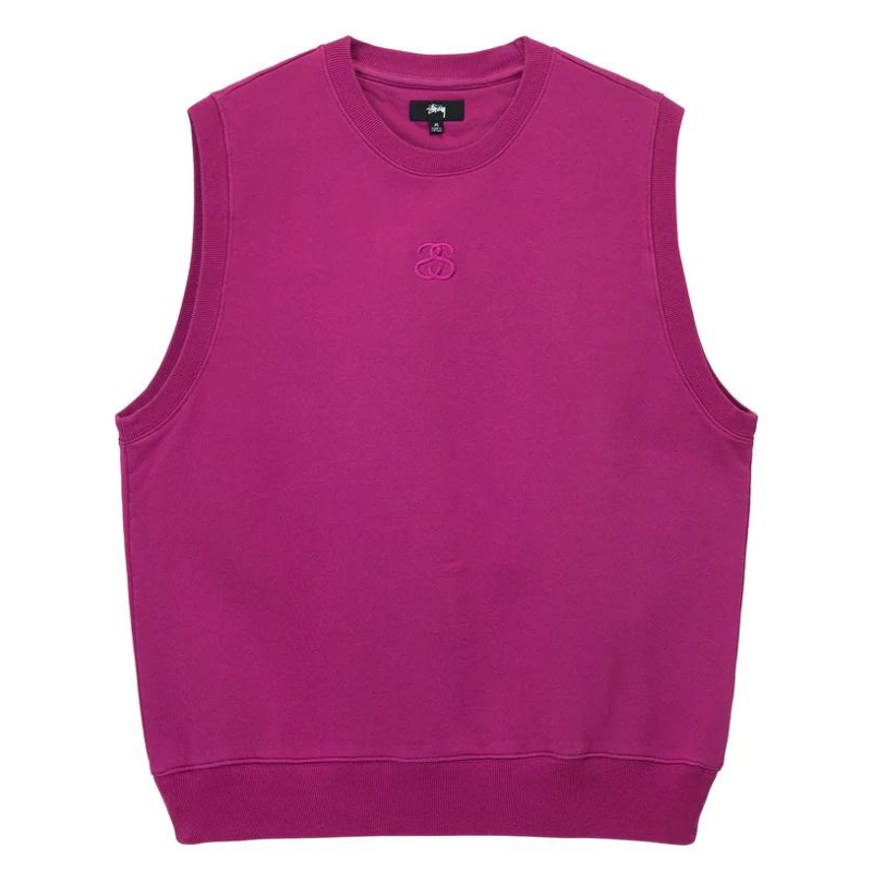 Stüssy Ss-Link Fleece Vest Magenta