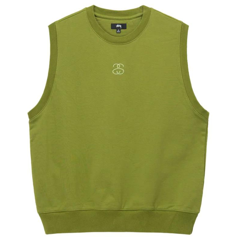 Stüssy Ss-Link Fleece Vest Green