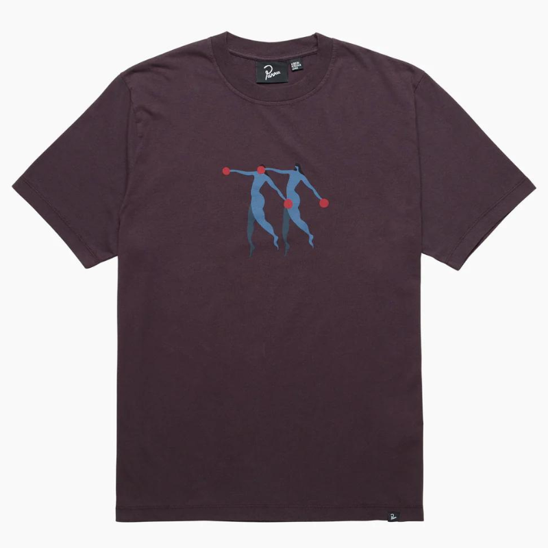 By Parra Step Sequence T-Shirt Aubergine