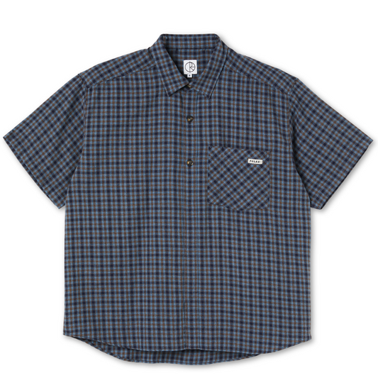Polar Mitchell Flannel Shirt Blue Brown