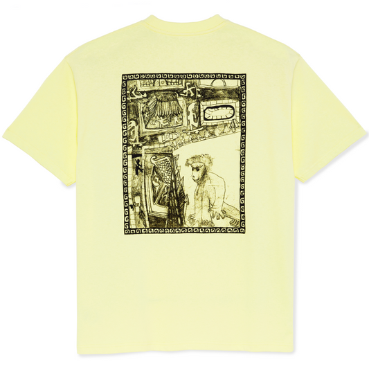 Polar Gorilla King T-shirt Pale Yellow