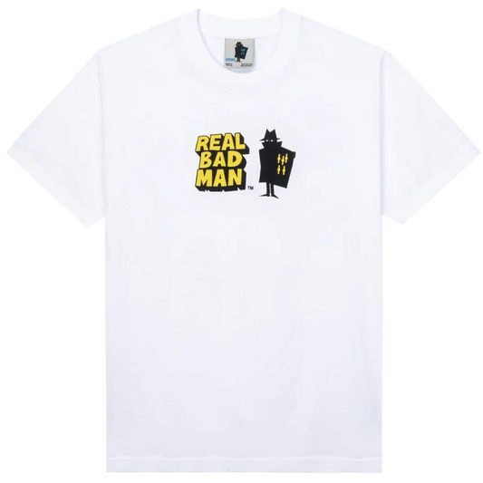 Real Bad Man Double Time T-Shirt White