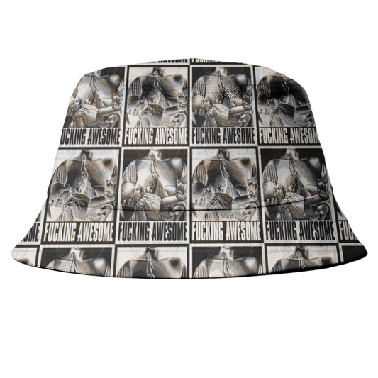 Fucking Awesome Blood Baby Bucket Hat Black/White