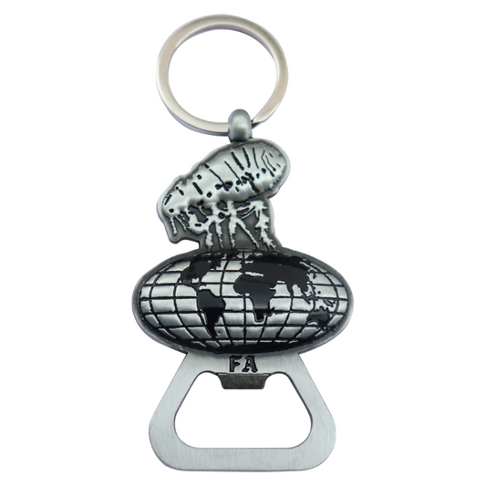 Fucking Awesome Flea The World Bottle Keychain