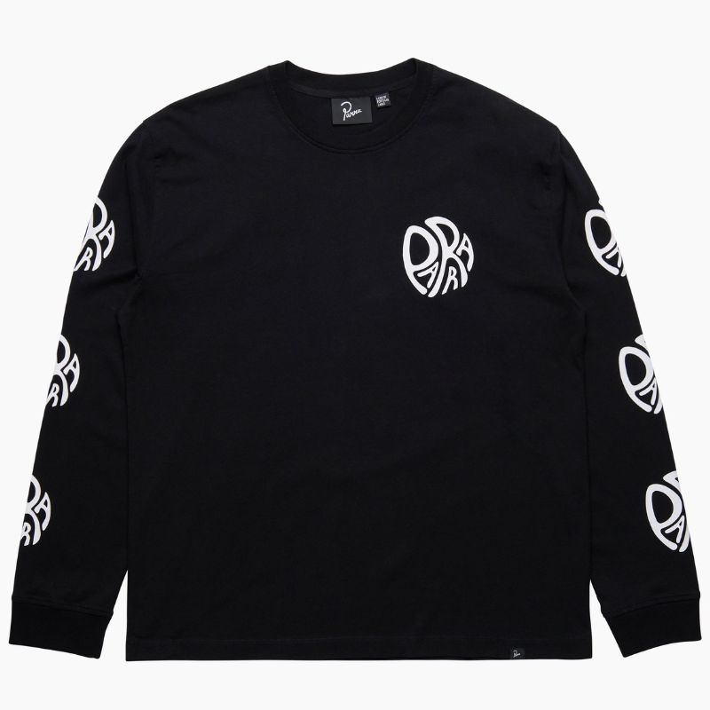 By Parra Circle Tweak Logo Longsleeve T-Shirt Black