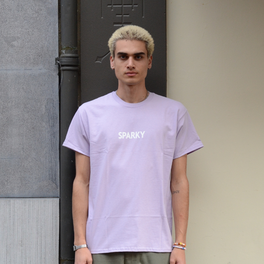 Sparky Small Logo T-Shirt Orchid/White