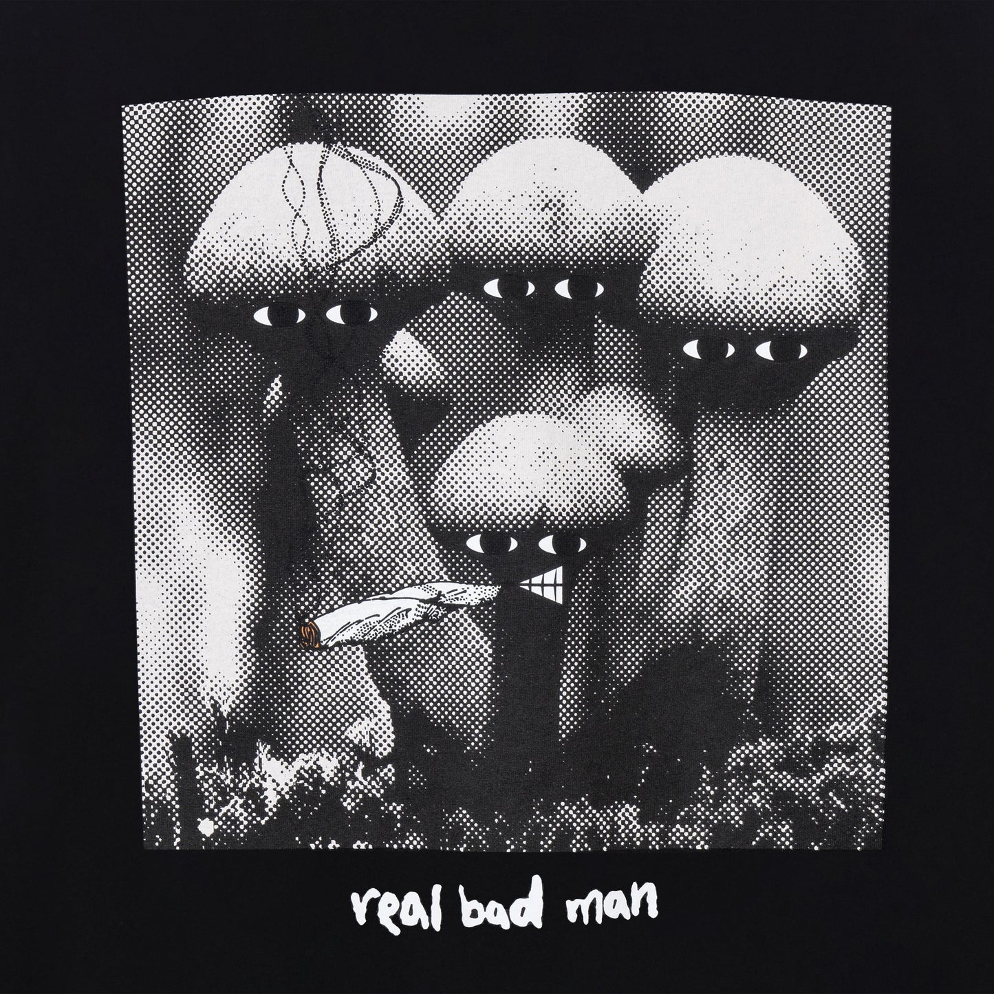 Real Bad Man Shroomergang Longsleeve T-Shirt Black