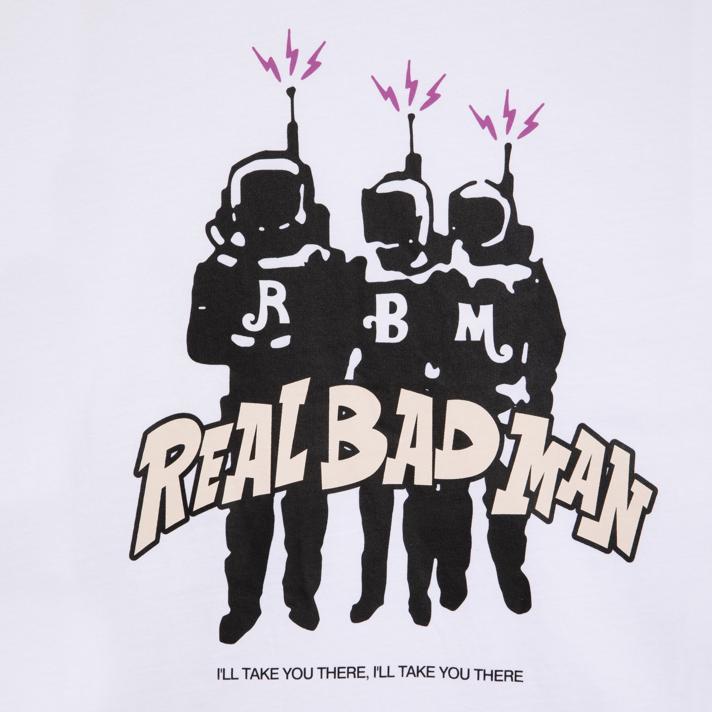 Real Bad Man Slight Disorder Ss T-Shirt  White