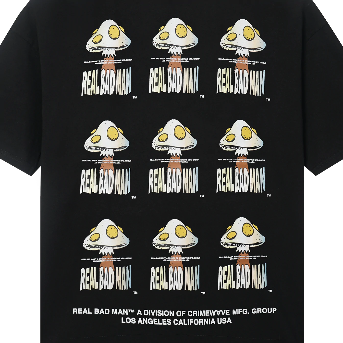 Real Bad Man Shroomer T-Shirt Black