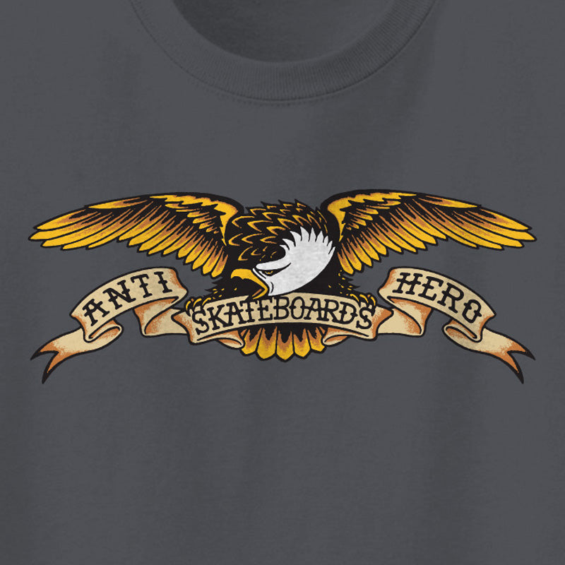 Anti Hero Eagle T-Shirt Charcoal