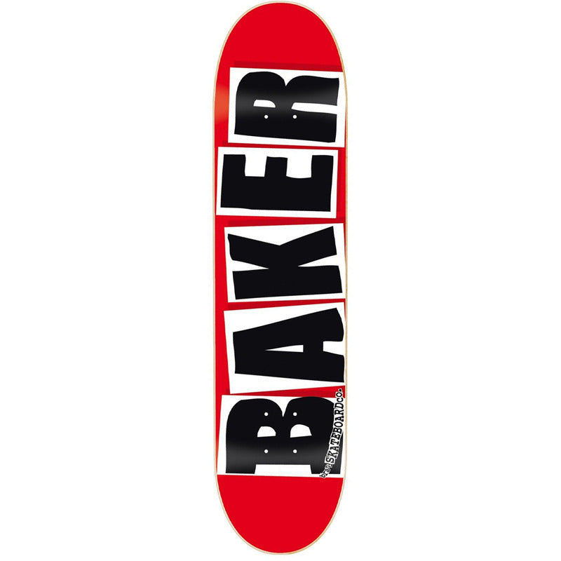Baker Brand Logo Black Skateboard Deck 7.88