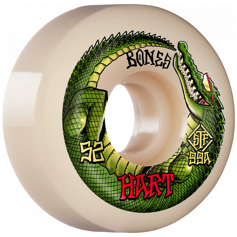 Bones STF Hart Speed Gator Sidecut Wheels V5 99A 52mm