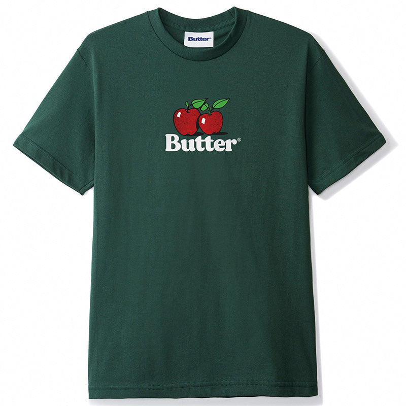 Butter Goods Apples Logo T-shirt Dark Forest
