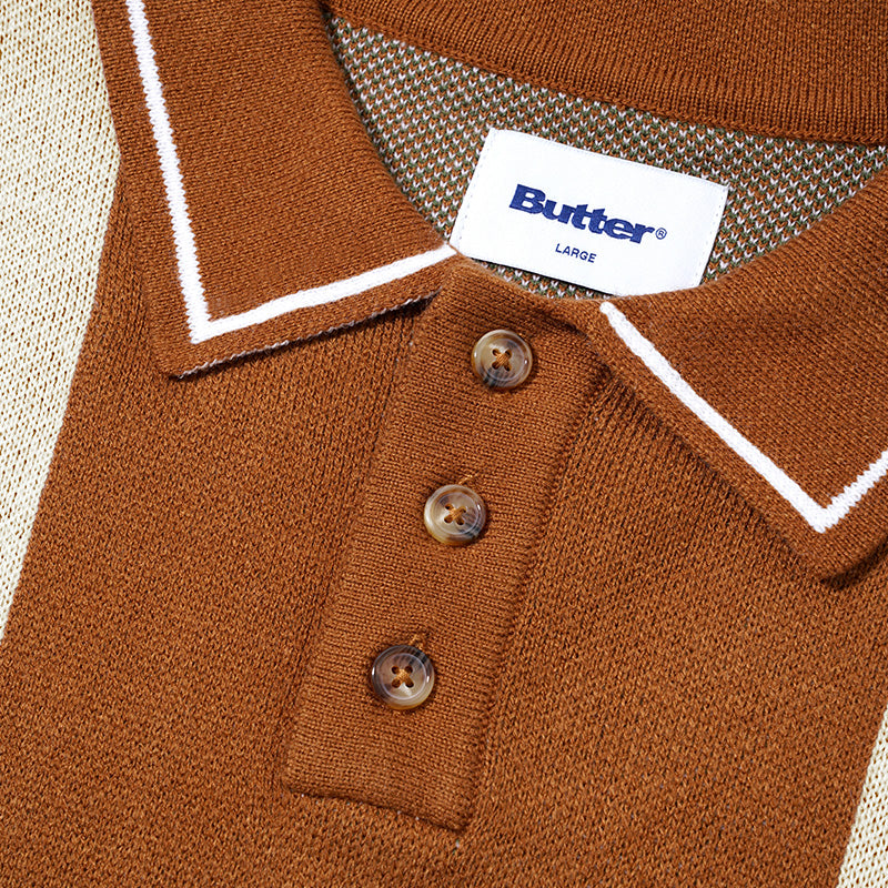 Butter Goods Bowler Knitted Sweater Brown