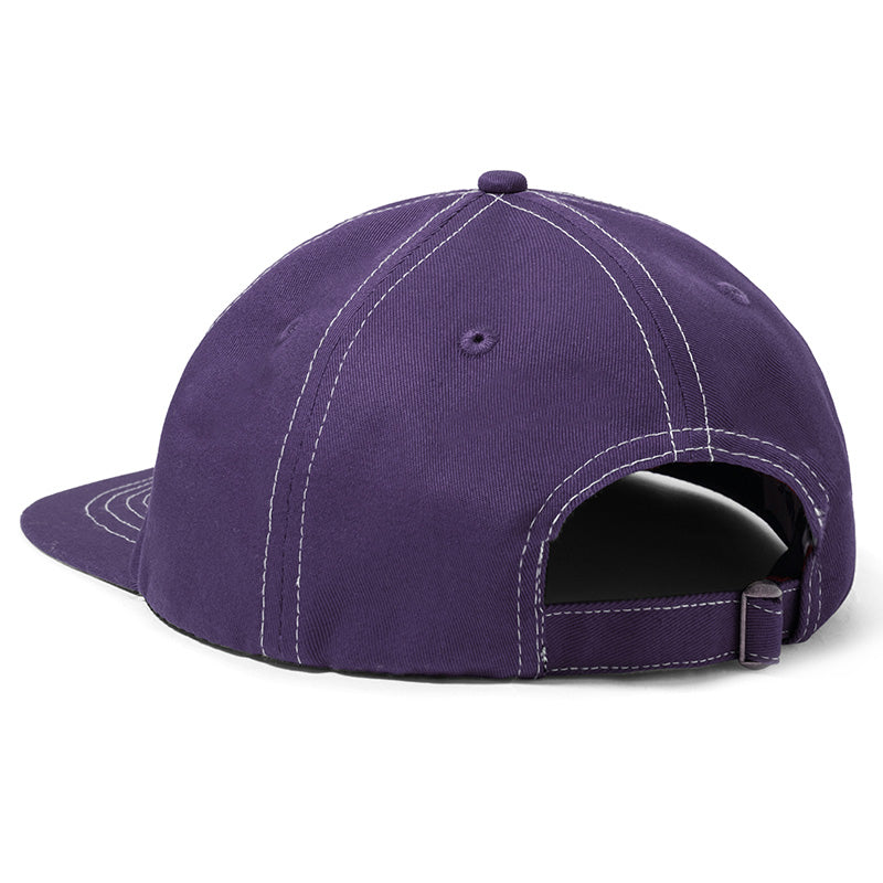 Butter Goods Brass 6 Panel Cap Washed Grape