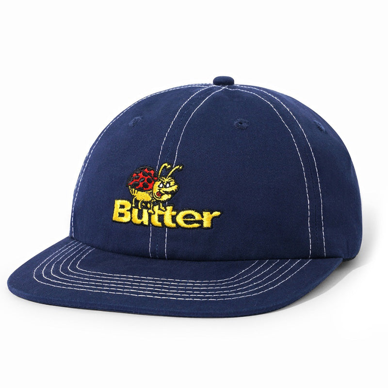 Butter Goods Bug 6 Panel Cap Navy