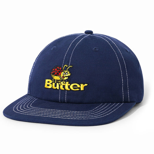 Butter Goods Bug 6 Panel Cap Navy