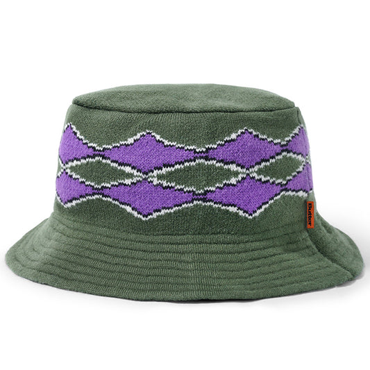 Butter Goods Diamond Knit Bucket Hat Sage