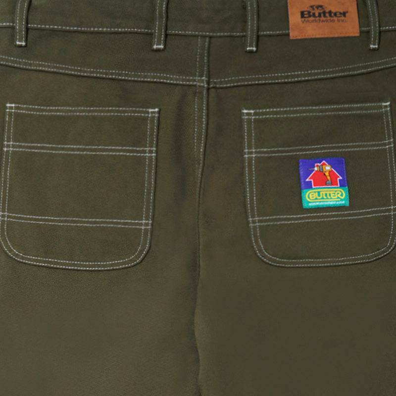 Butter Goods Double Knee Pants Army