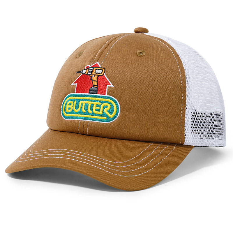 Butter Goods Drill Trucker Cap Brown