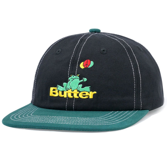 Butter Goods Frog 6Panel Cap Black/Teal