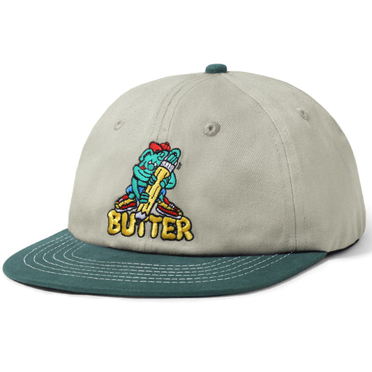 Butter Goods Martian 6 Panel Cap Khaki/Forest