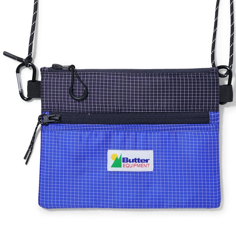 Butter Goods Panelled Ripstop Side Bag Navy