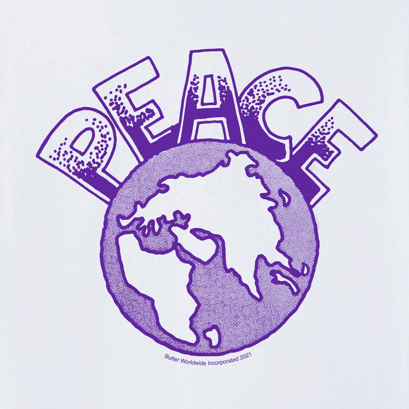 Butter Goods Peace T-Shirt White