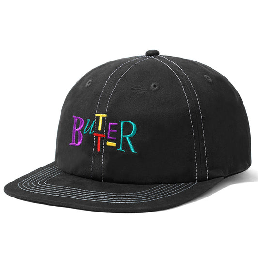 Butter Goods Scope 6 Panel Cap Black