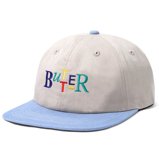 Butter Goods Scope 6 Panel Cap Khaki/Washed Blue