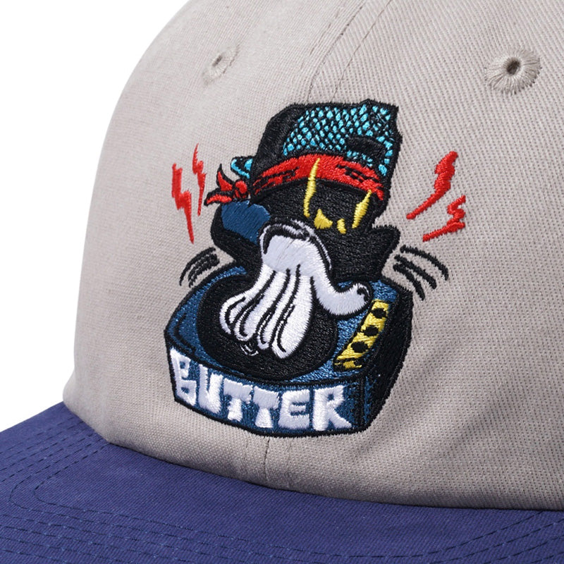 Butter Goods Spinner 6 Panel Cap Khaki/Navy