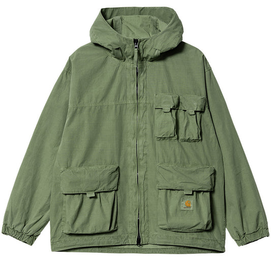 Carhartt WIP Berm Jacket Dollar Green Garment Dyed