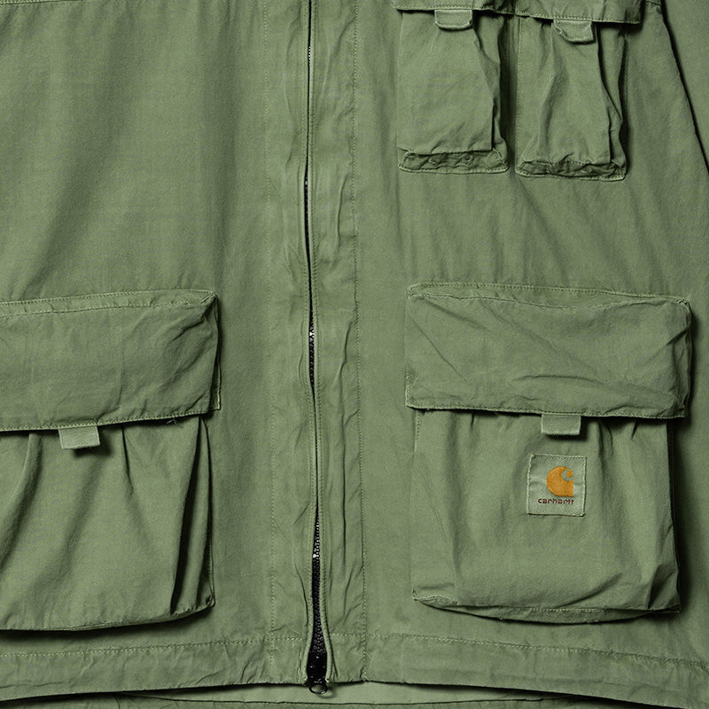 Carhartt WIP Berm Jacket Dollar Green Garment Dyed