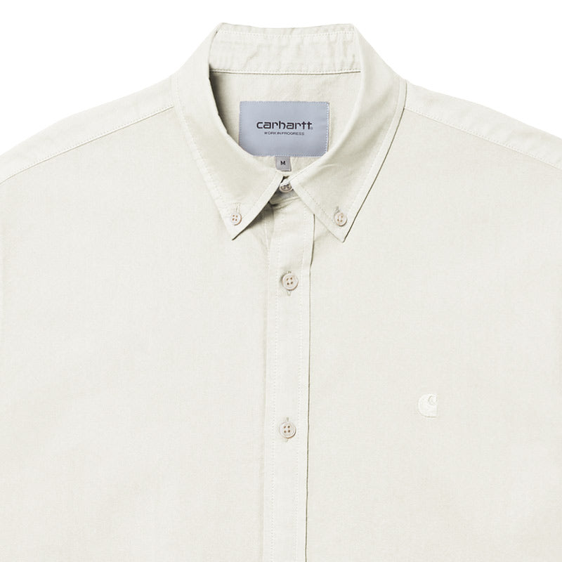 Carhartt WIP Bolton Longsleeve Shirt Natural Garment Dyed