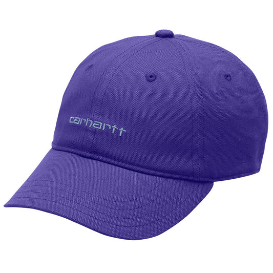 Carhartt WIP Canvas Script Cap Razzmic/Icy Water