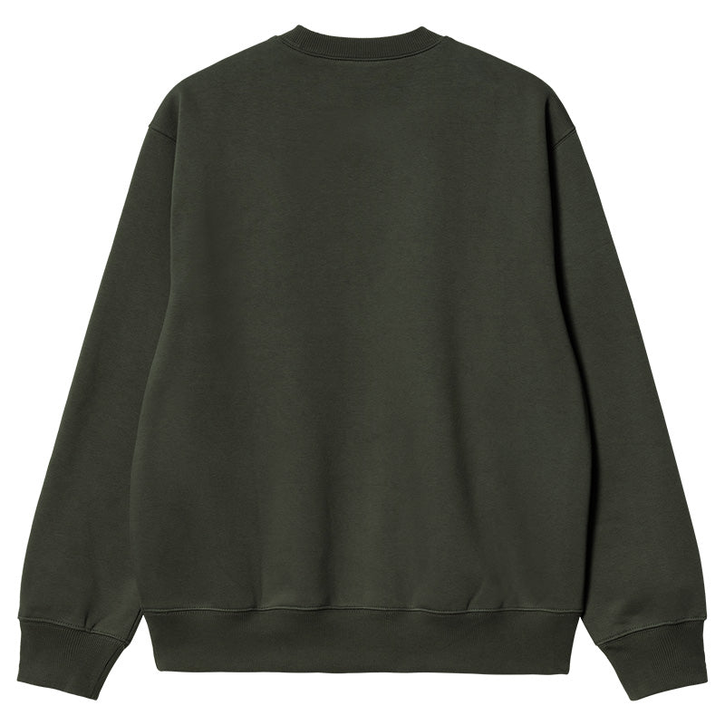 Carhartt WIP Carhartt Crewneck Sweater Boxwood/Ochre